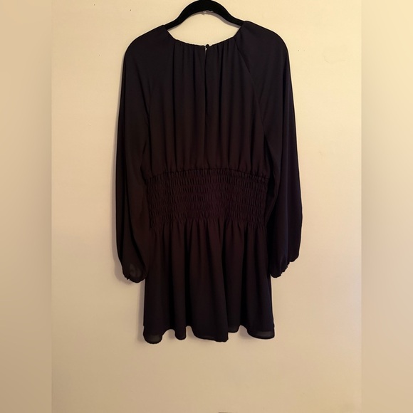 NWT Madewell Bubble-Sleeve Smocked Mini Dress - Picture 8 of 10